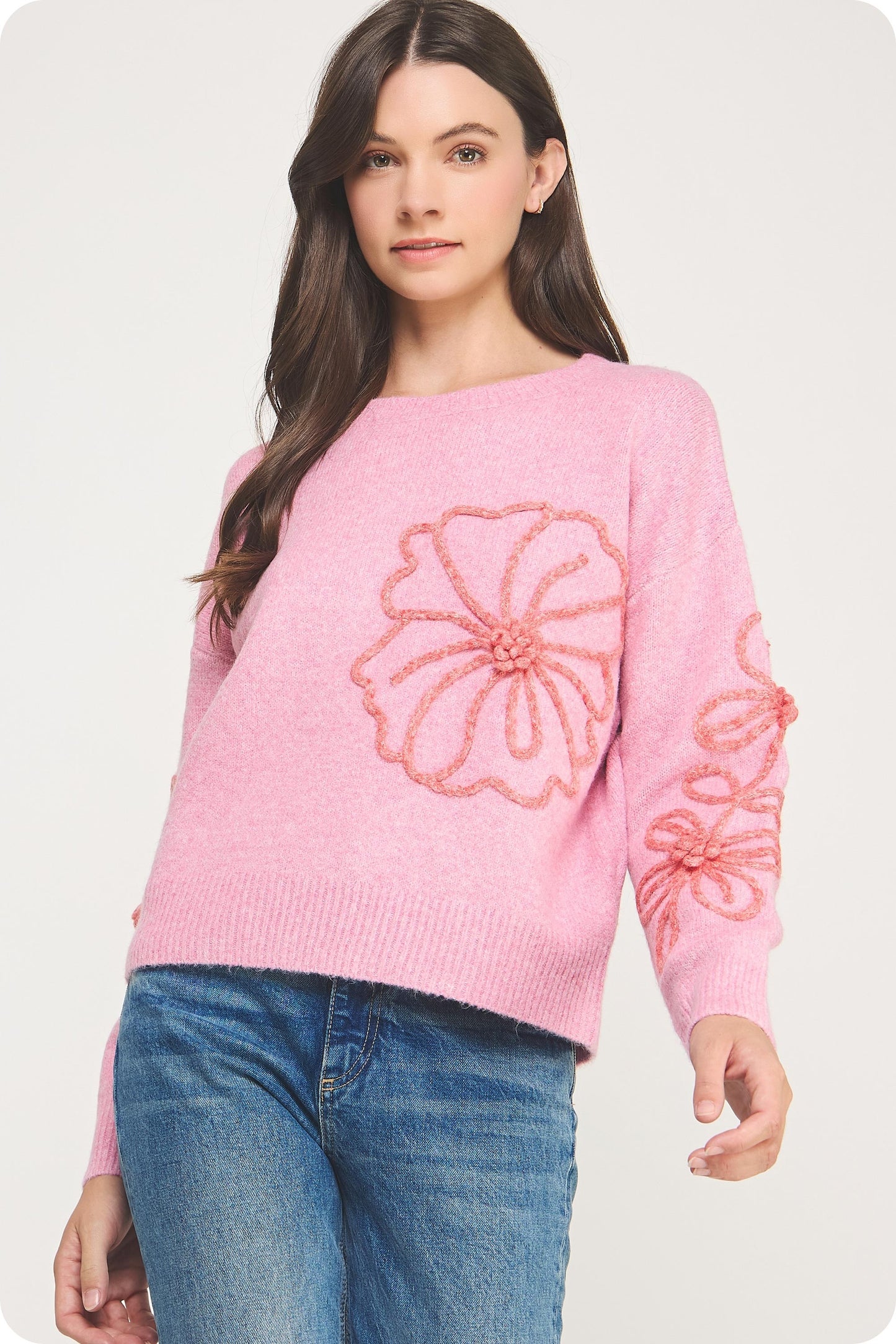 The Fifi Floral Sweater