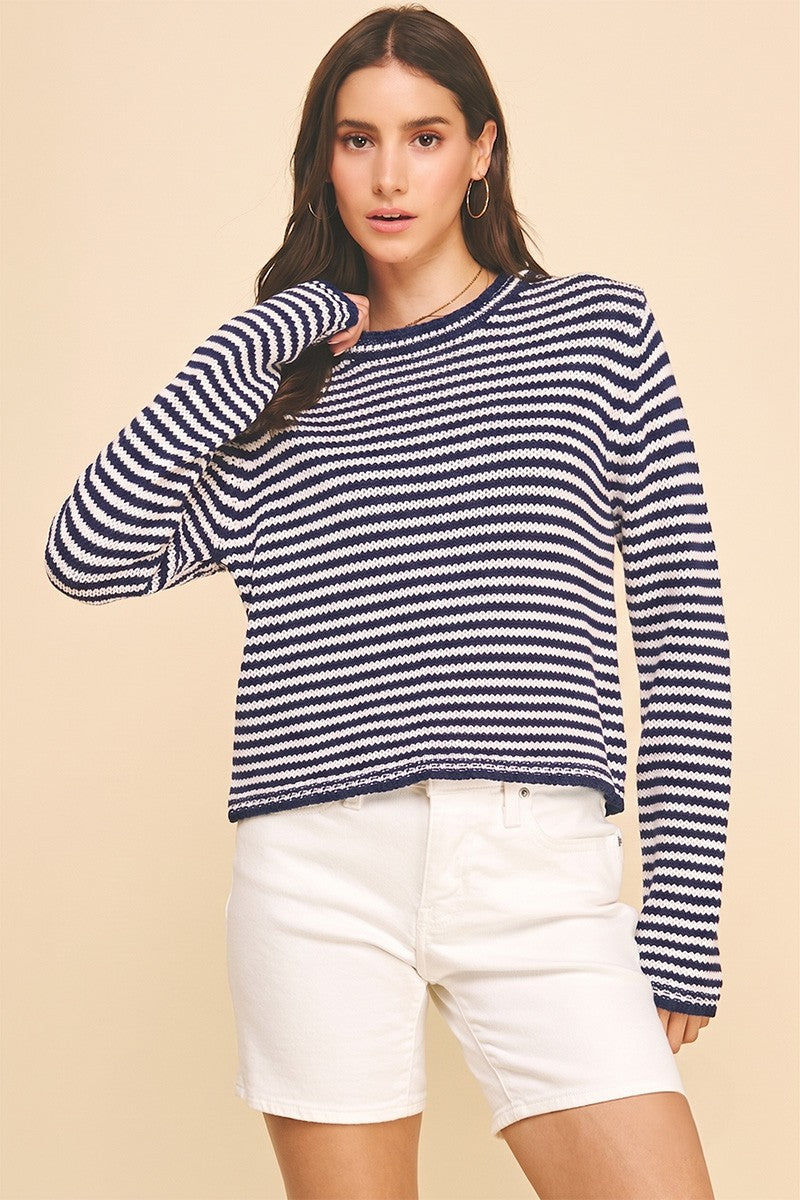 The Shaylee Striped Sweater