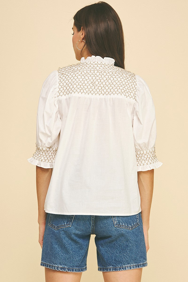The Emmy Embroidered Top