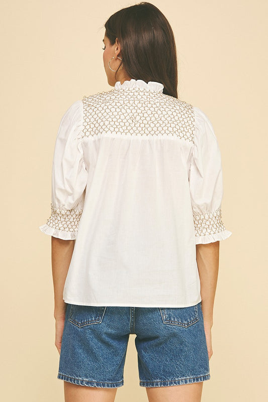 The Emmy Embroidered Top