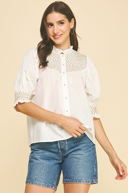 The Emmy Embroidered Top