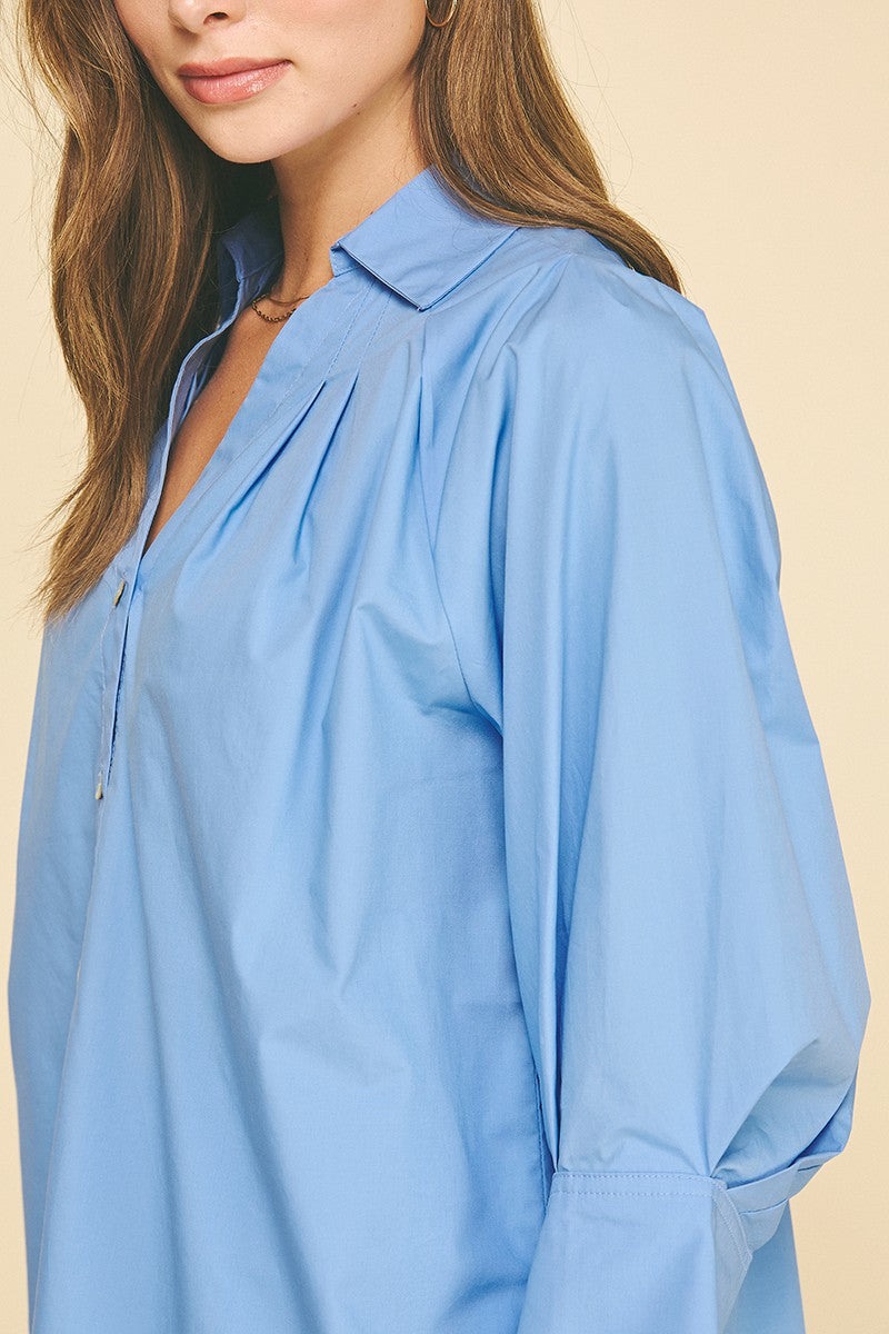The Collins Collared Top