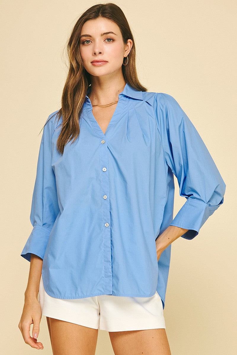 The Collins Collared Top