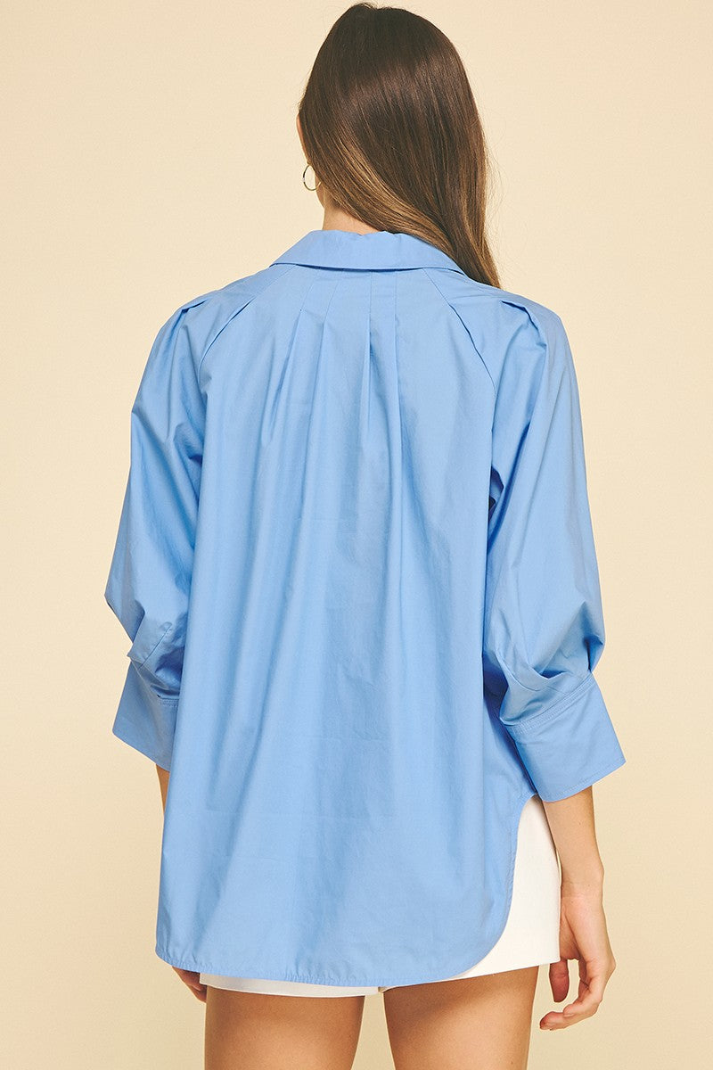 The Collins Collared Top