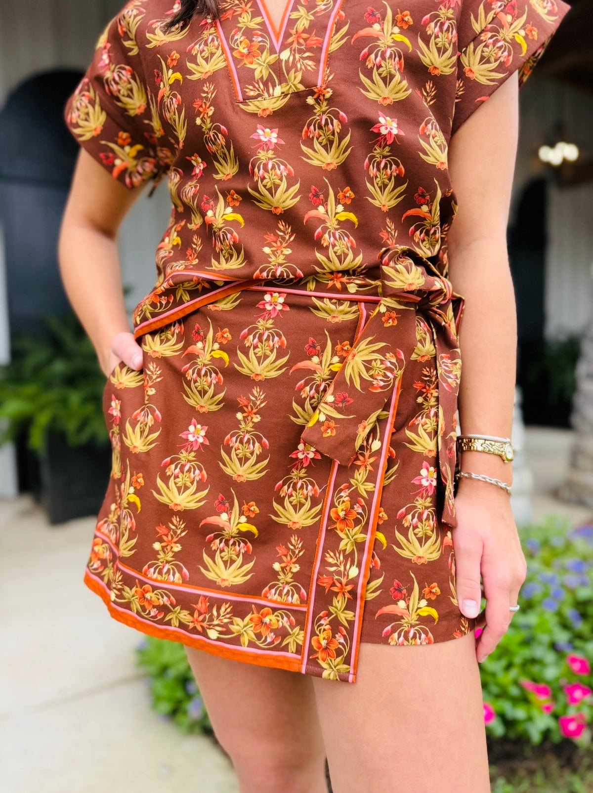 The Fynn Floral Skort
