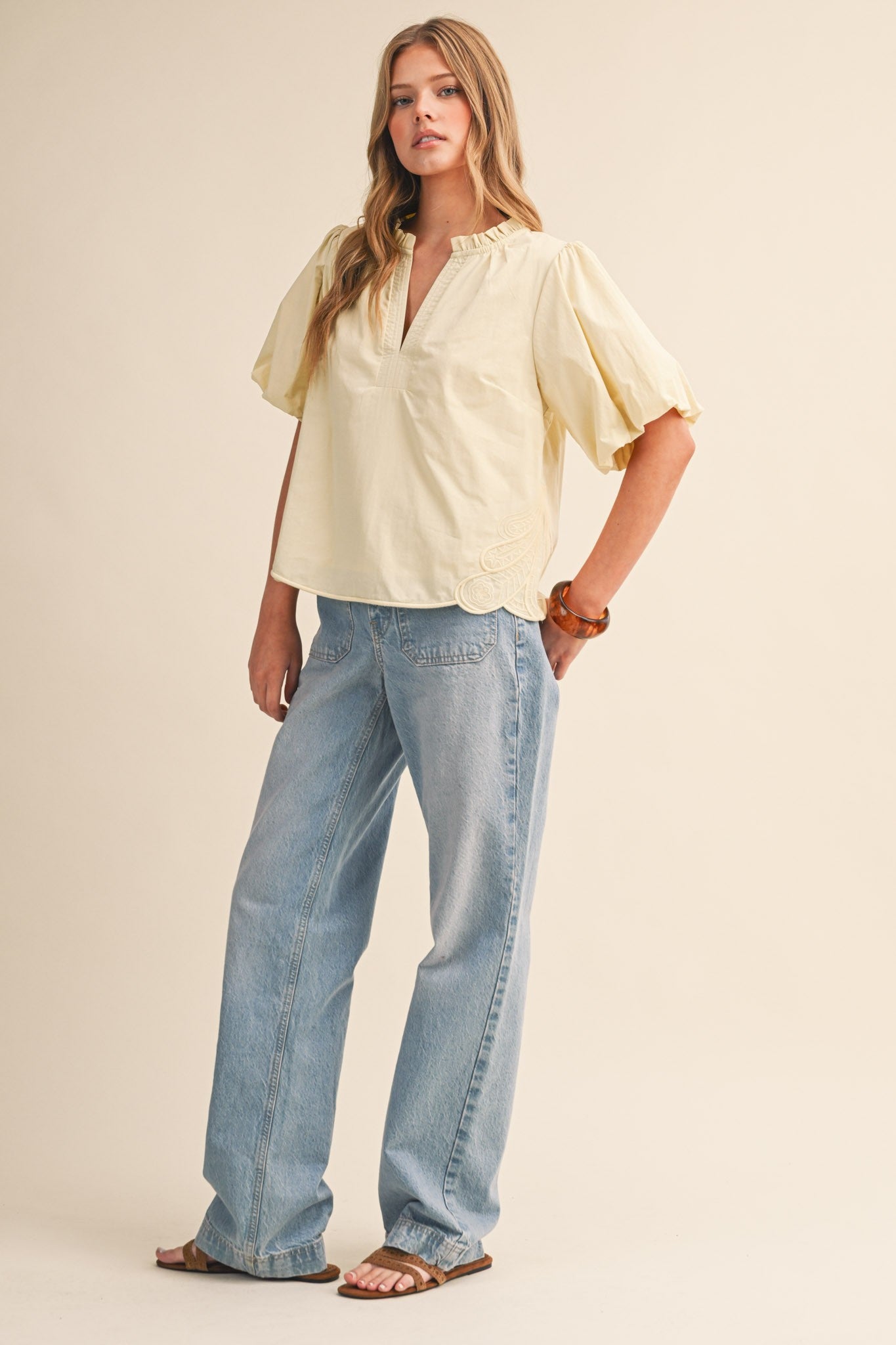 The Breezy Bubble Blouse