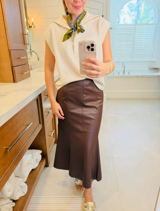 The LouLou Leather Skirt