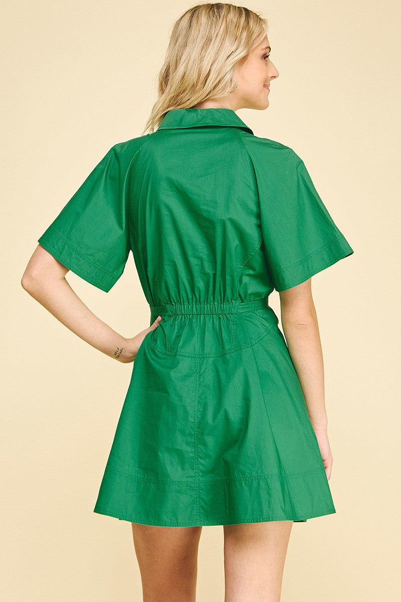 The Bristol Button Dress