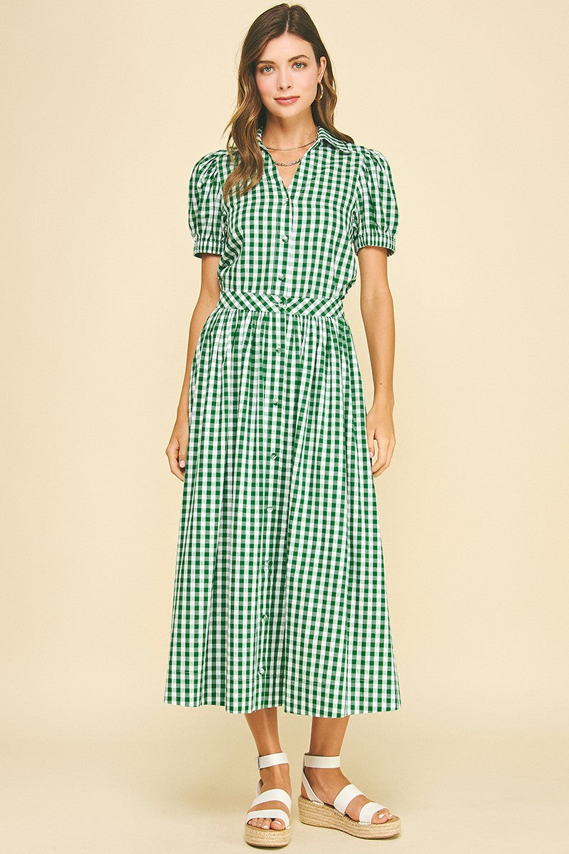 The Tee Time Gingham Skirt / FINAL SALE