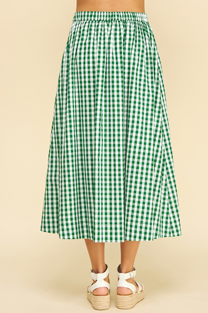 The Tee Time Gingham Skirt / FINAL SALE