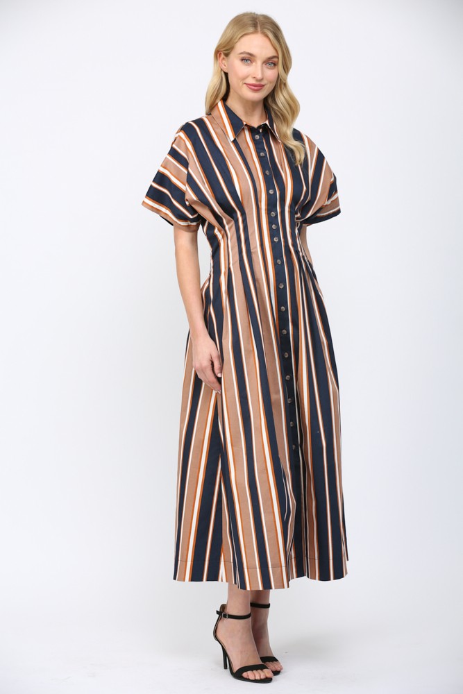 The Stanlee Striped Dress/ FINAL SALE