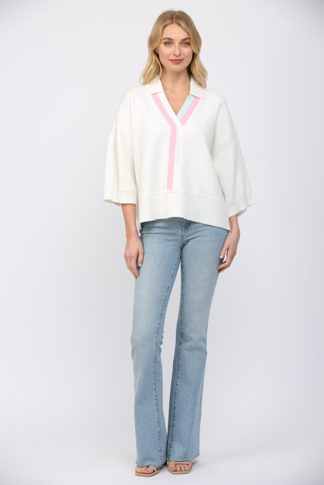 The Valencia V-Neck Sweater