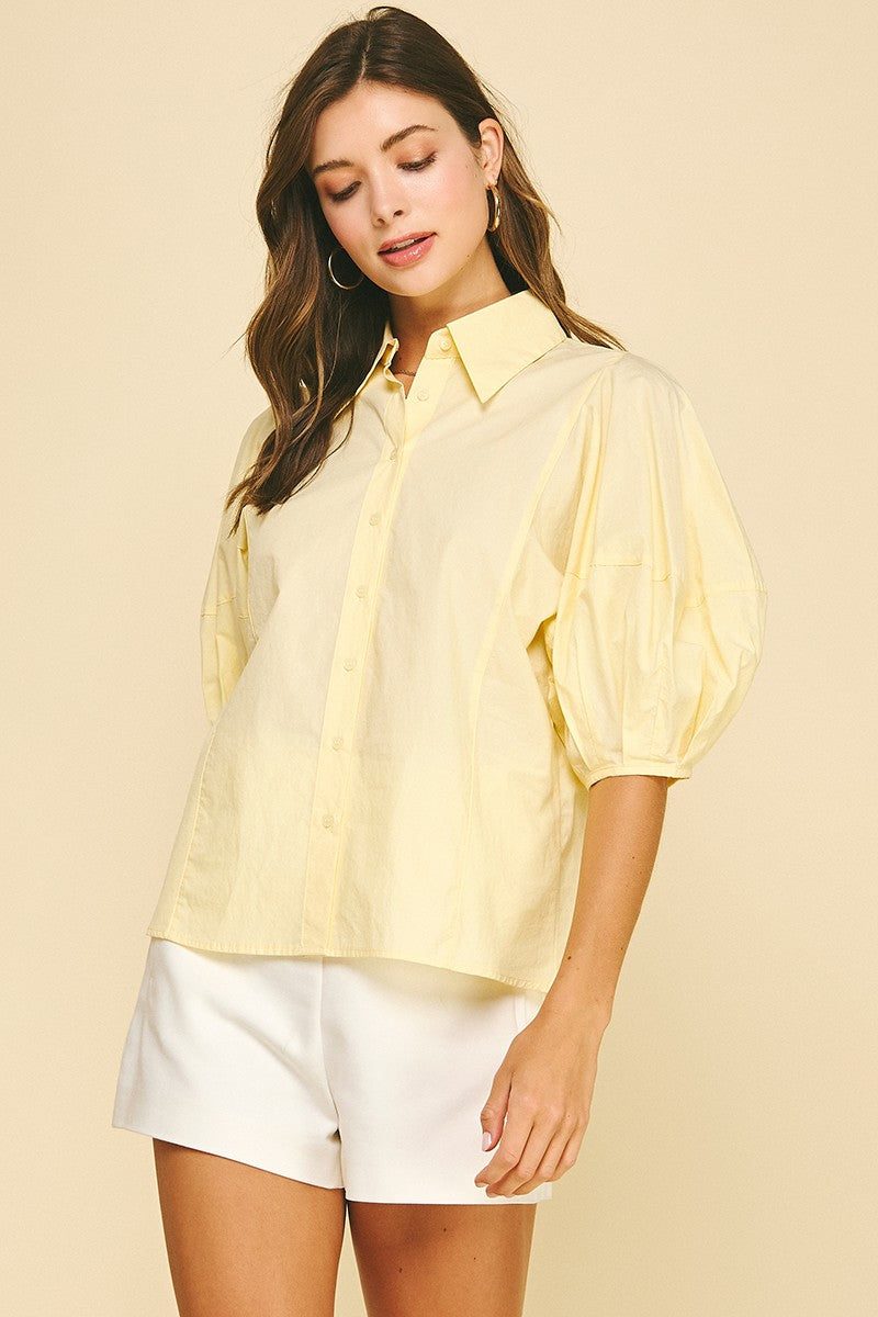 The Brynn Balloon Blouse
