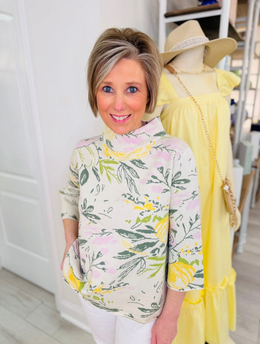 The Freya Floral Sweater