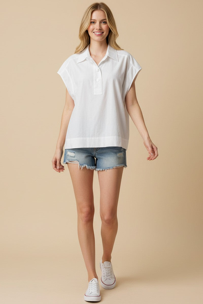 The Carmen Cap Sleeve Top