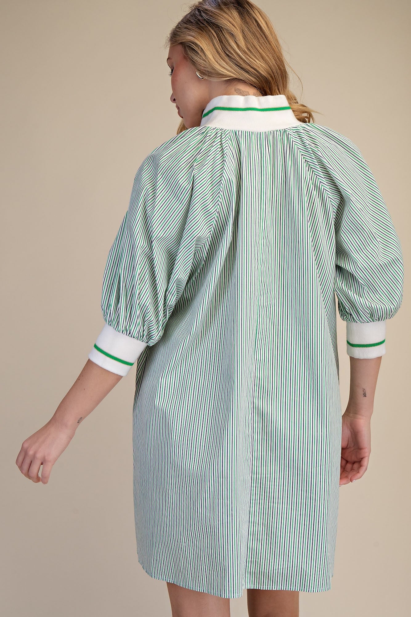 The Pepa Pinstripe Dress