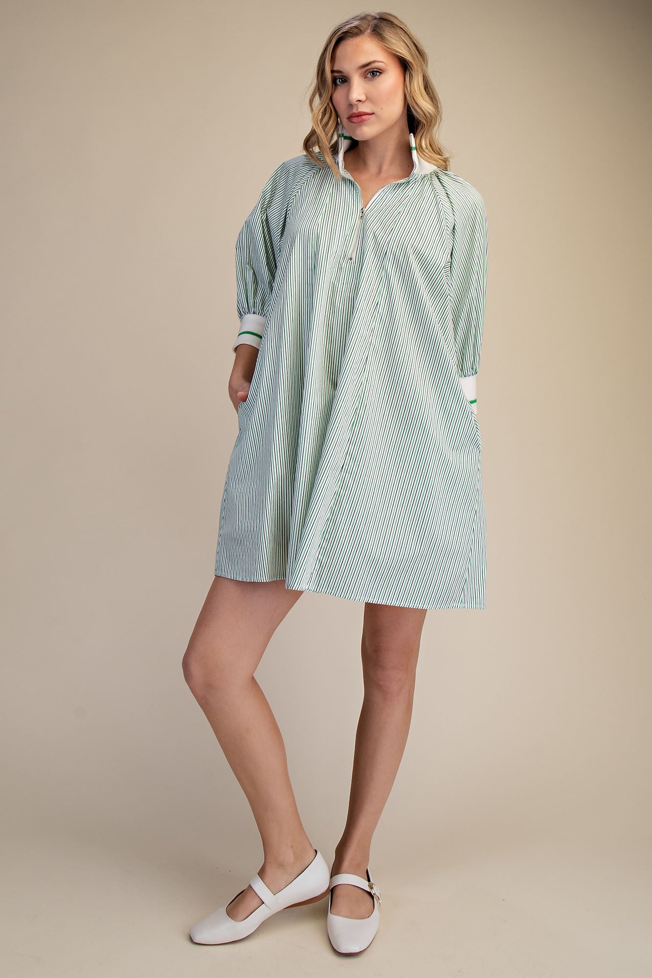 The Pepa Pinstripe Dress