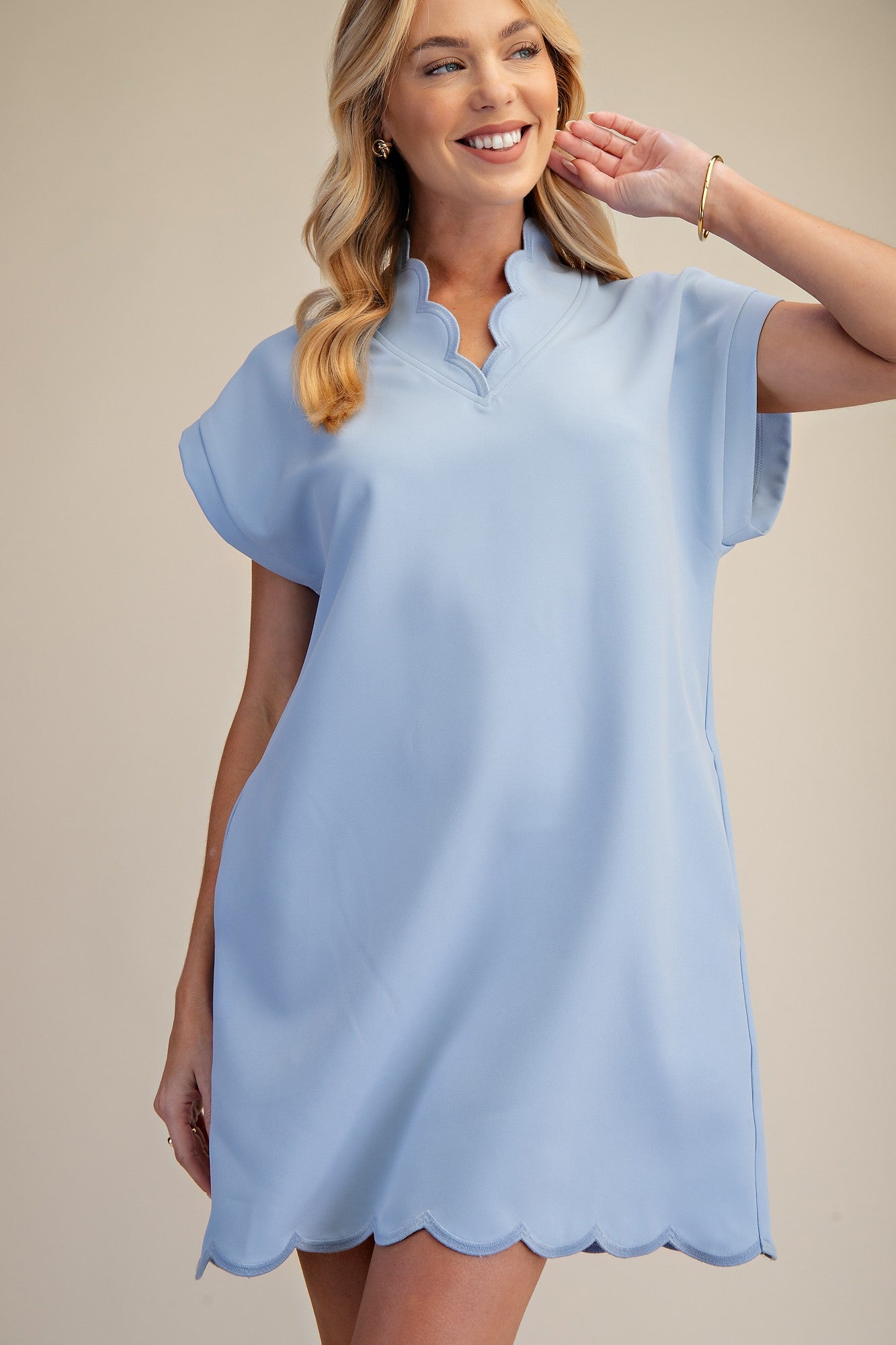 The Sammie Scalloped Dress
