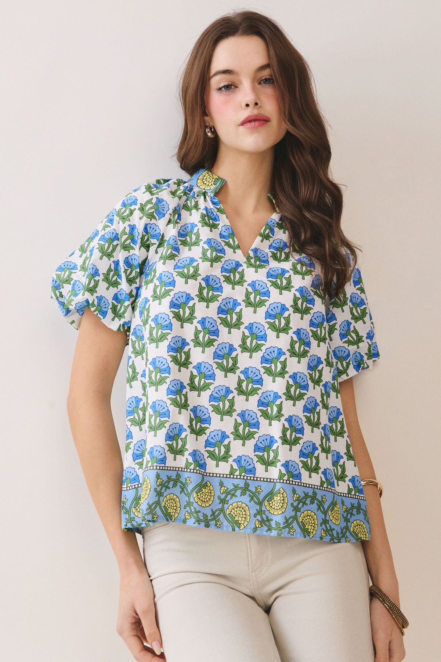 The Frillie Floral Top