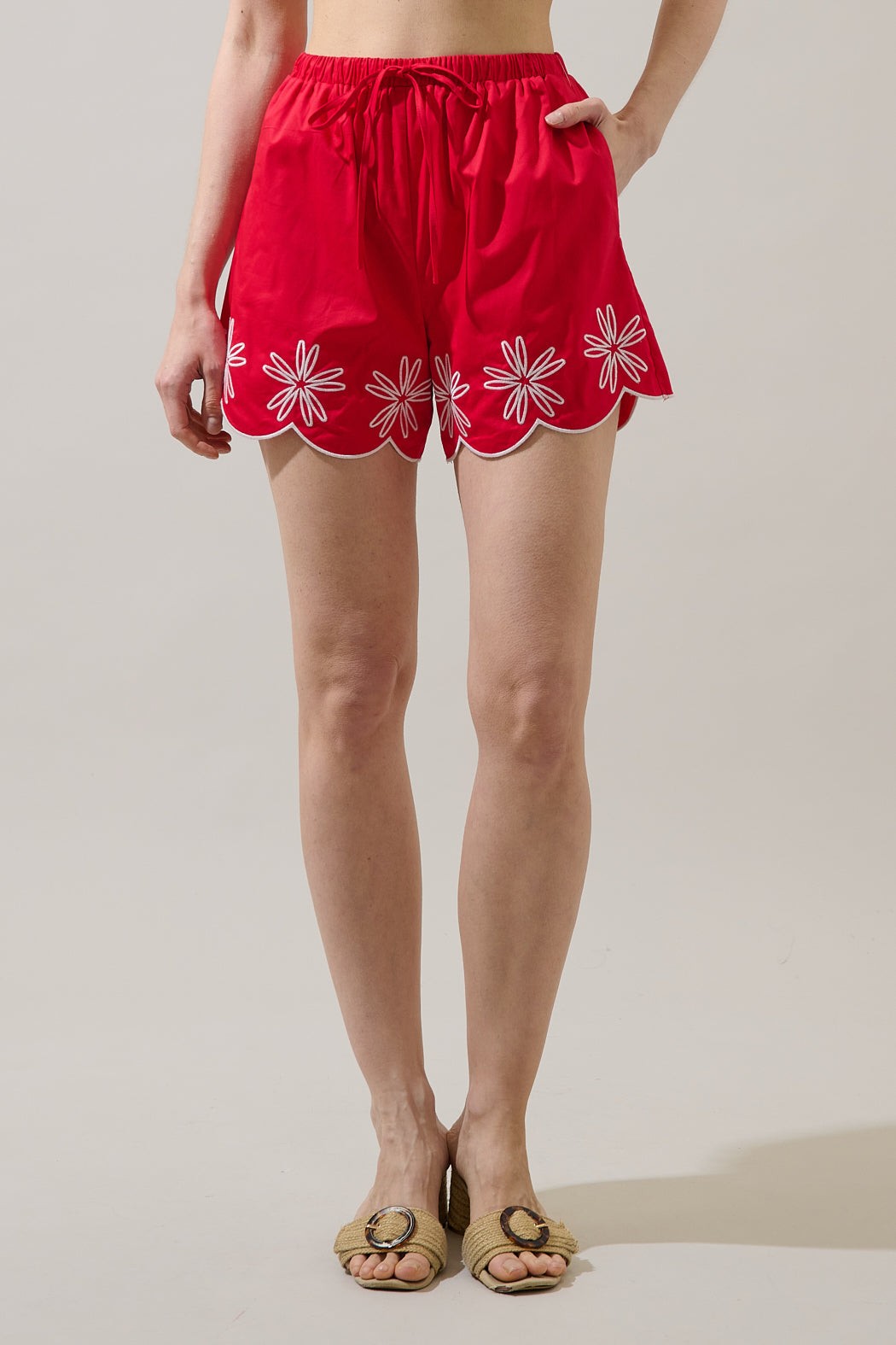 The Dayna Embroidered Shorts