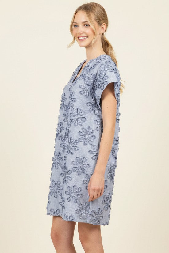 The Simone Striped Floral Dress