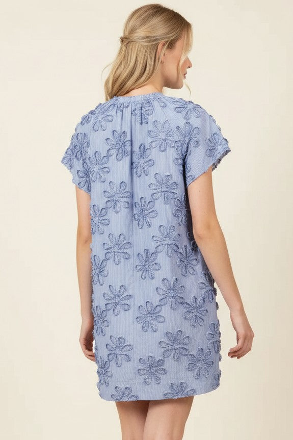 The Simone Striped Floral Dress