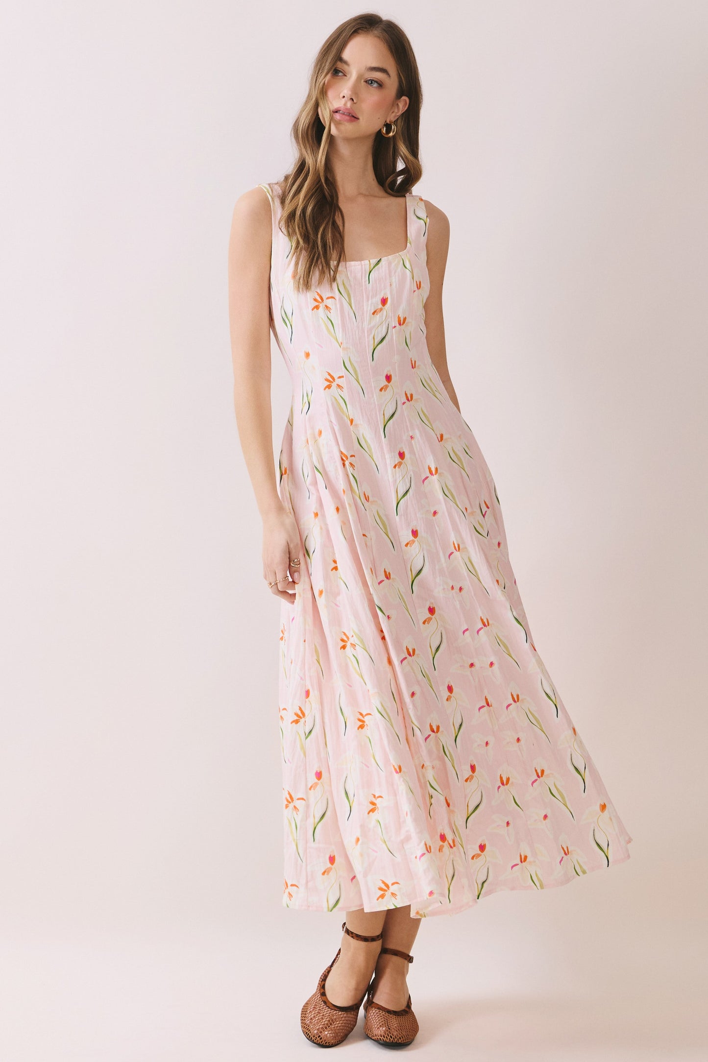 The Flounce Floral Dress