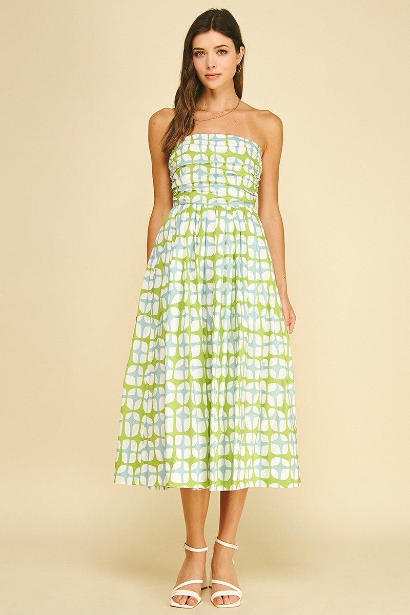 The Seaside Strapless Dress