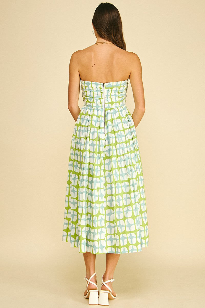 The Seaside Strapless Dress