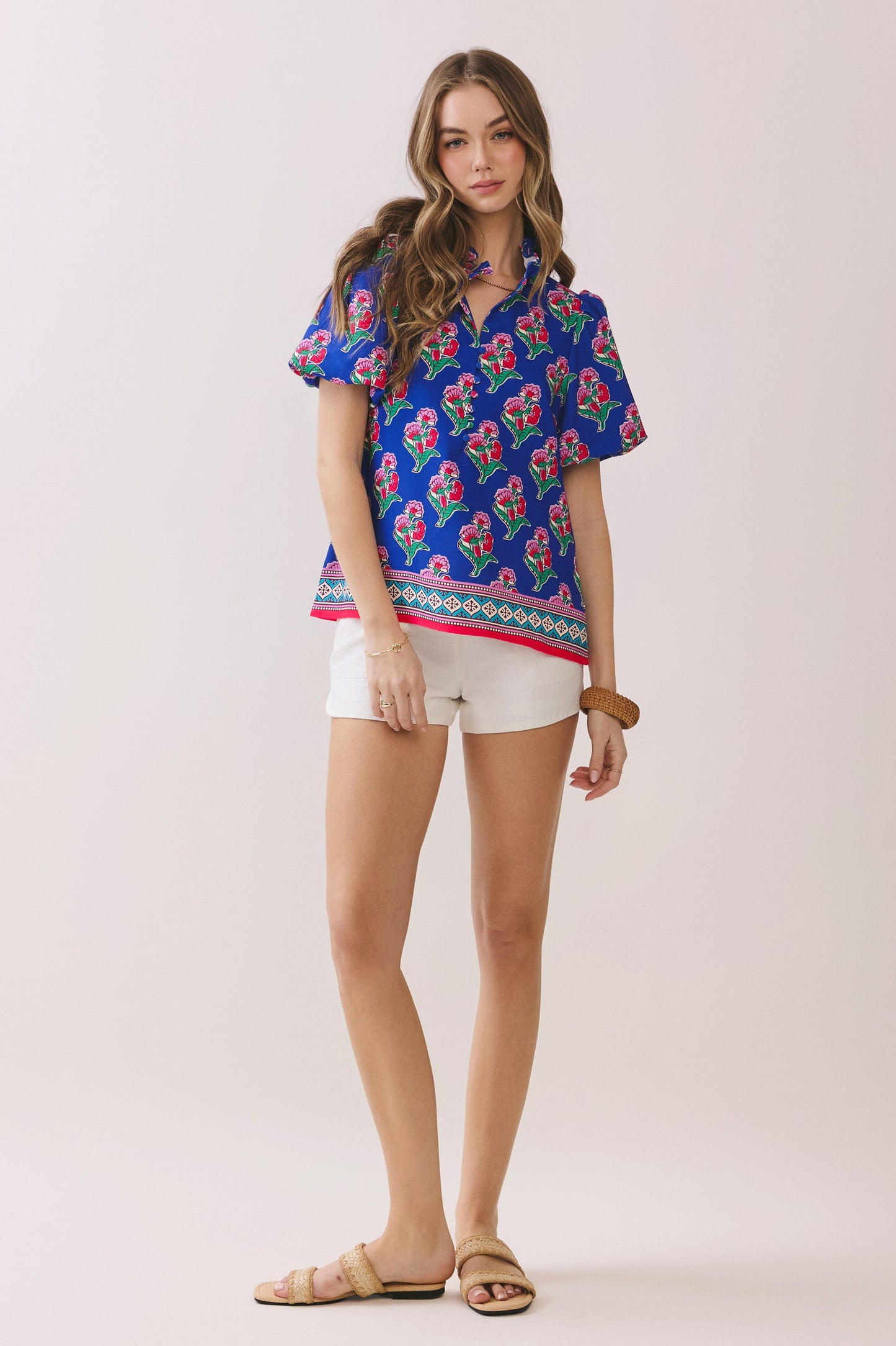 The Falla Floral Top