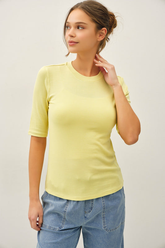 The Rallie Ribbed Tee