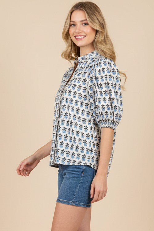 The Fallie Floral Top