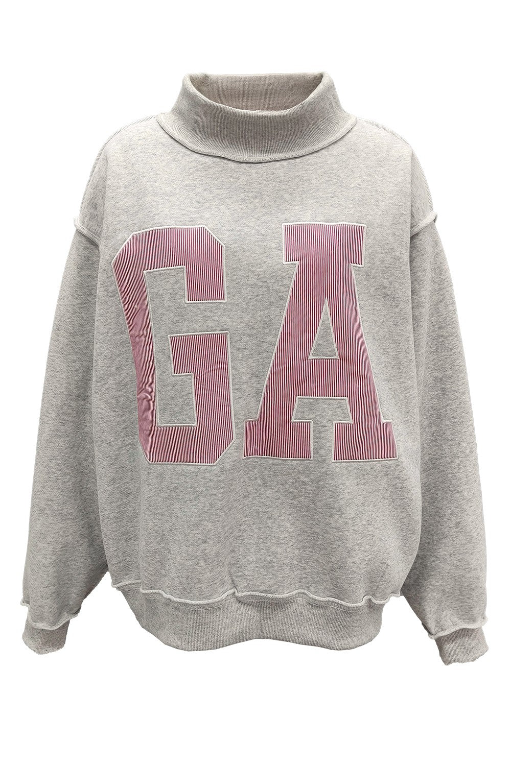 The GA Embroidered Mock Neck