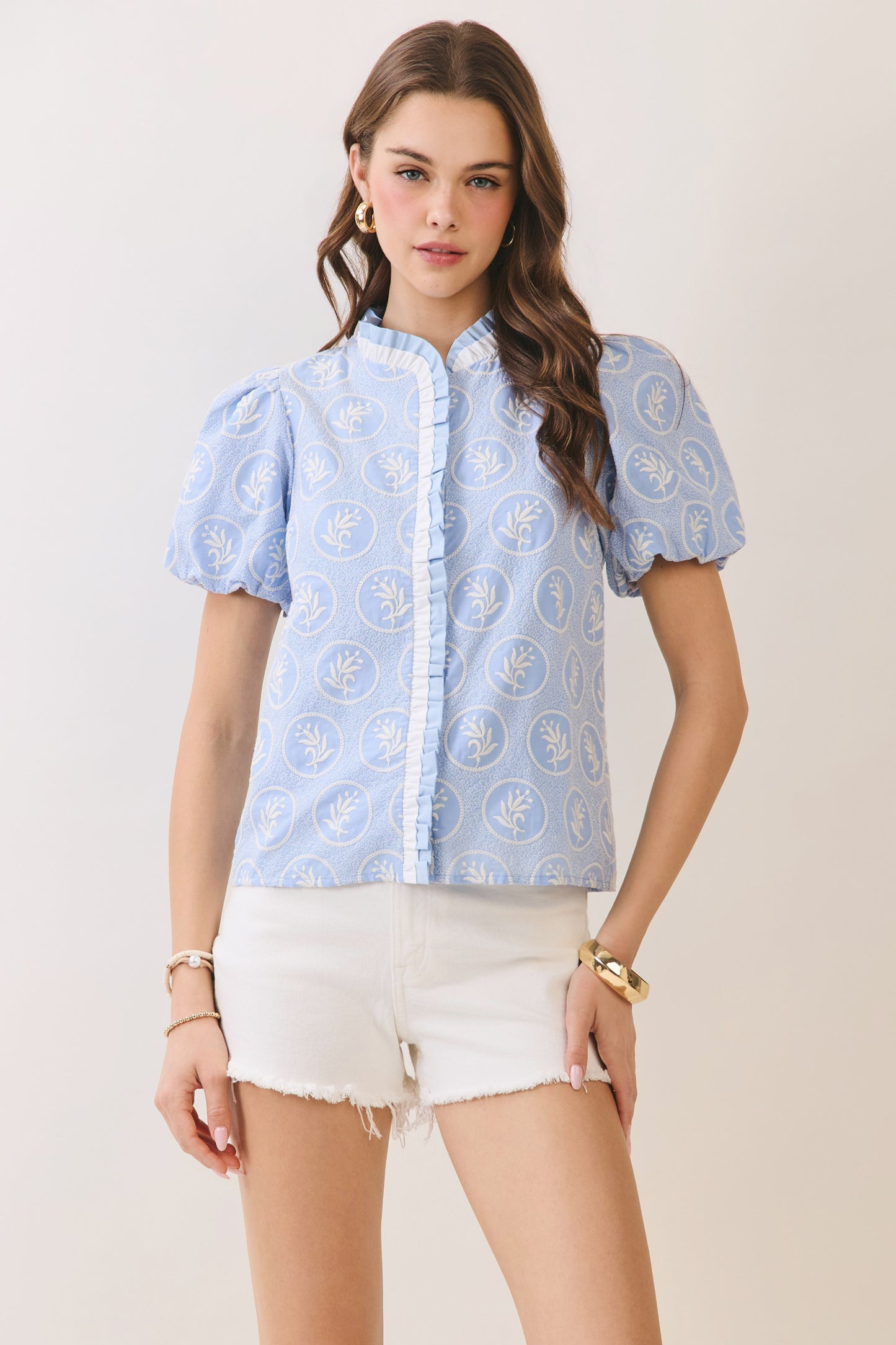 The Britton Button Blouse