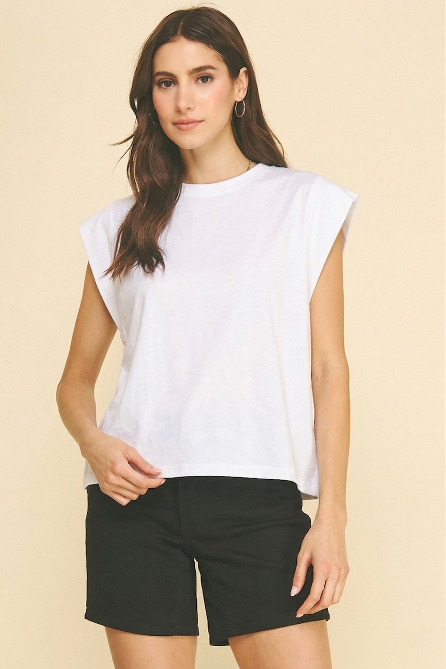 The Caely Cap Sleeve Top