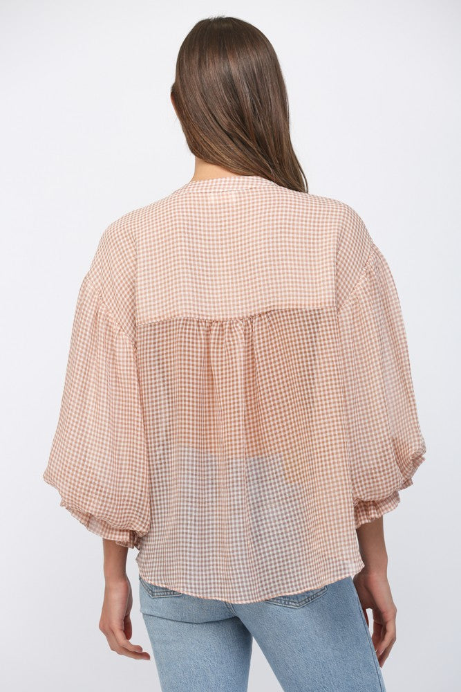 The Gretchen Gingham Top
