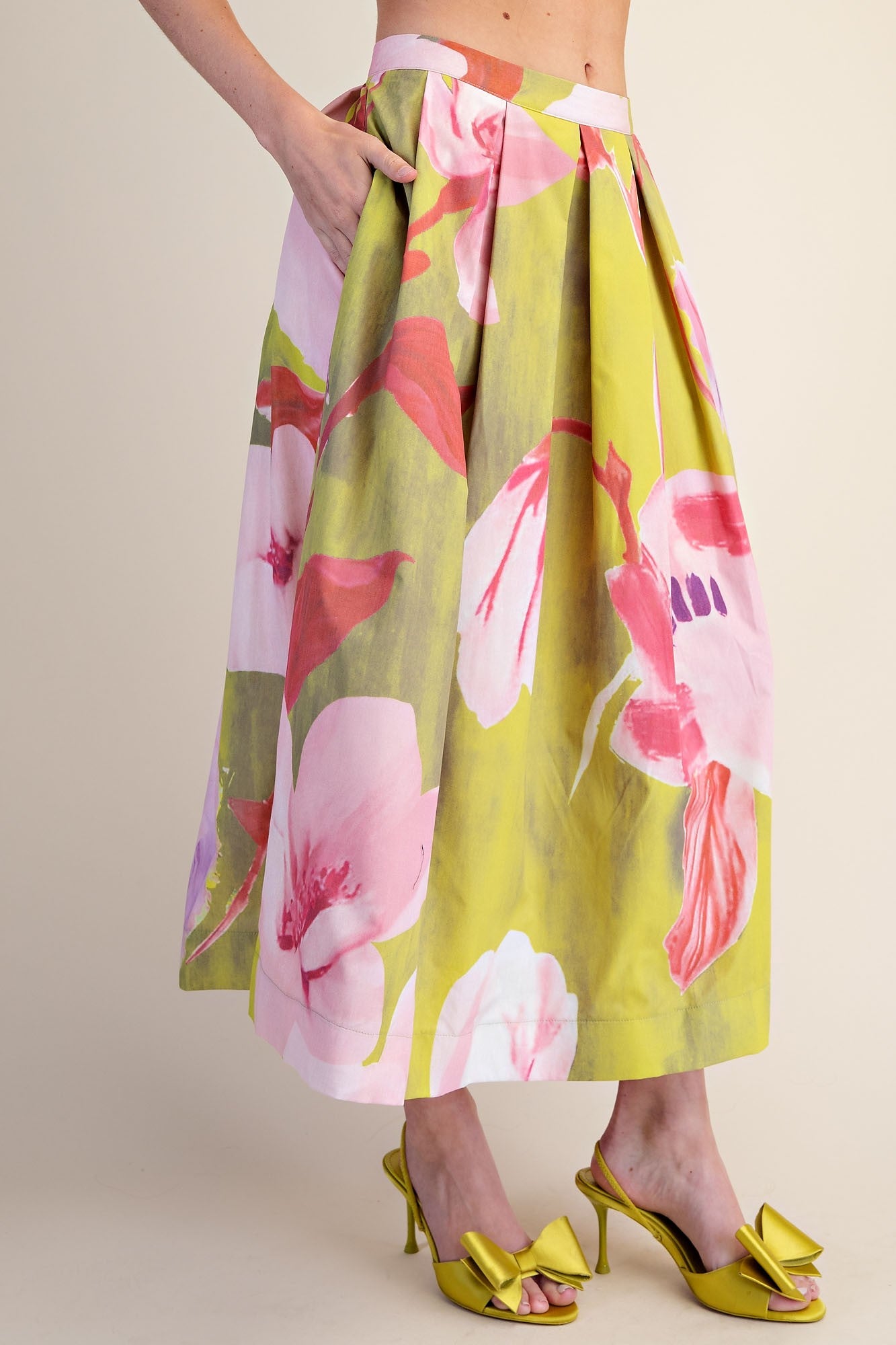 The Frilla Flare Midi Skirt