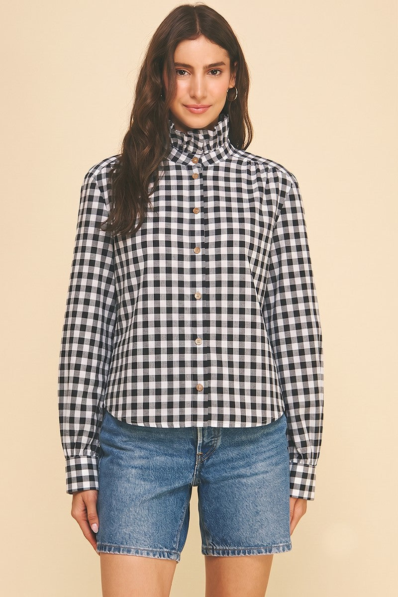 The Girlie Gingham Top