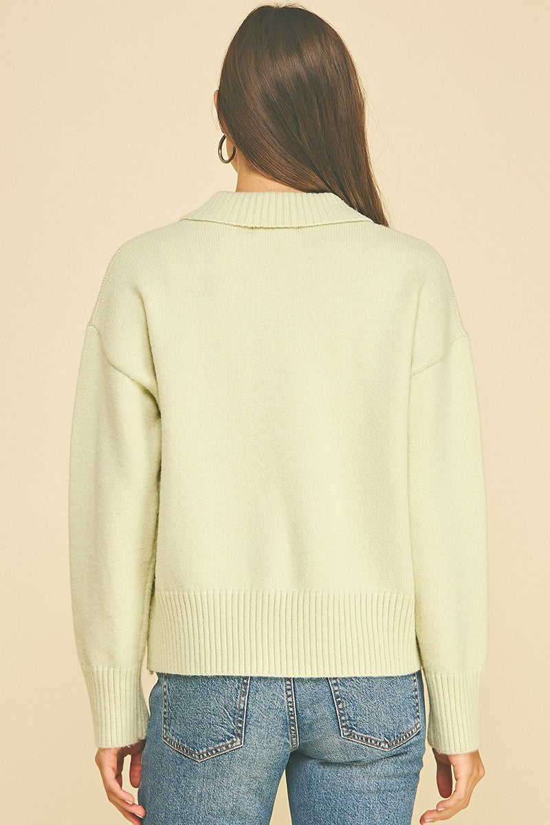 The Chrisley Collared Sweater
