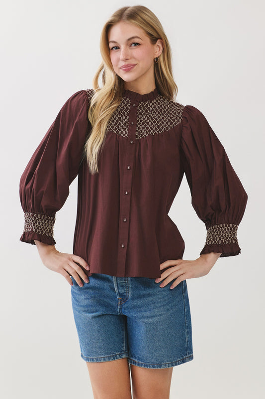 The Emmy Embroidered Top