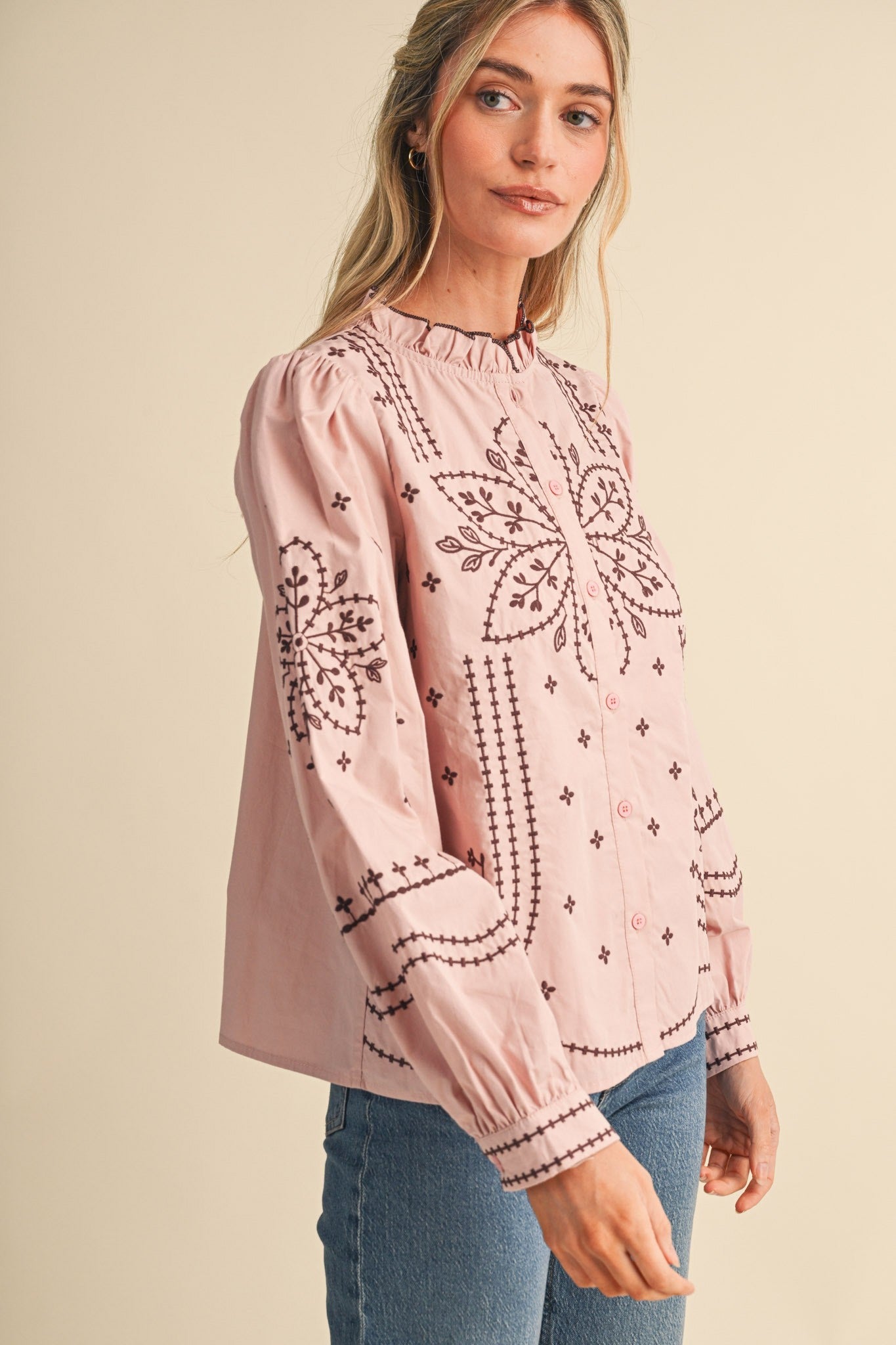 The Emma Embroidered Top