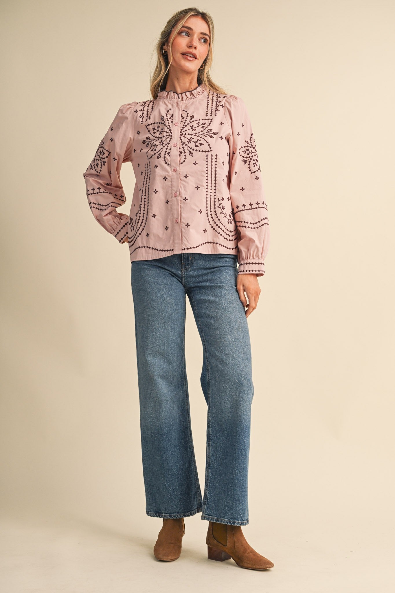 The Emma Embroidered Top