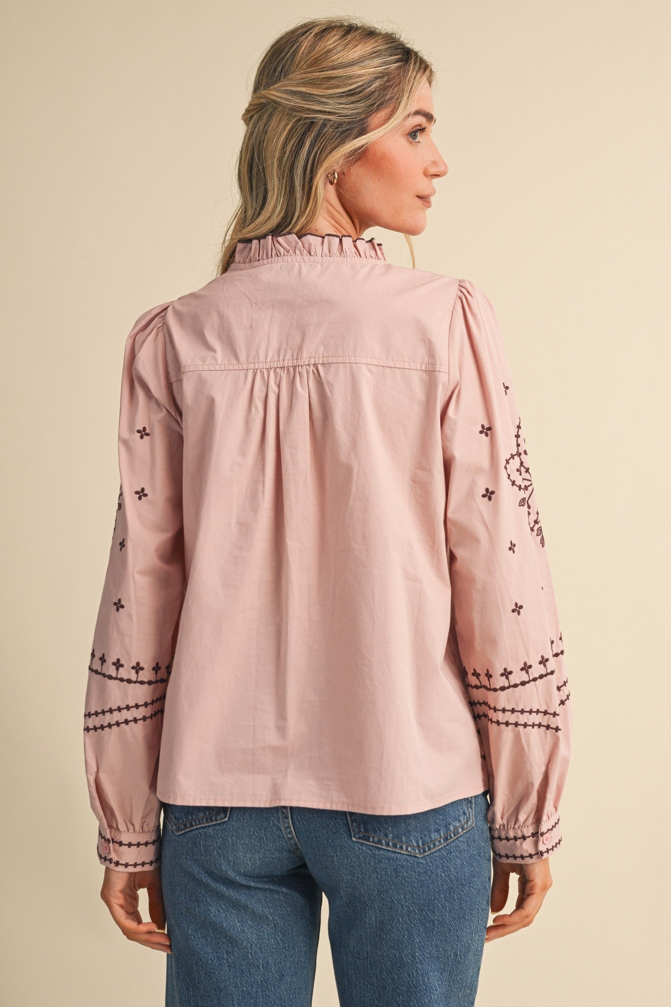 The Emma Embroidered Top