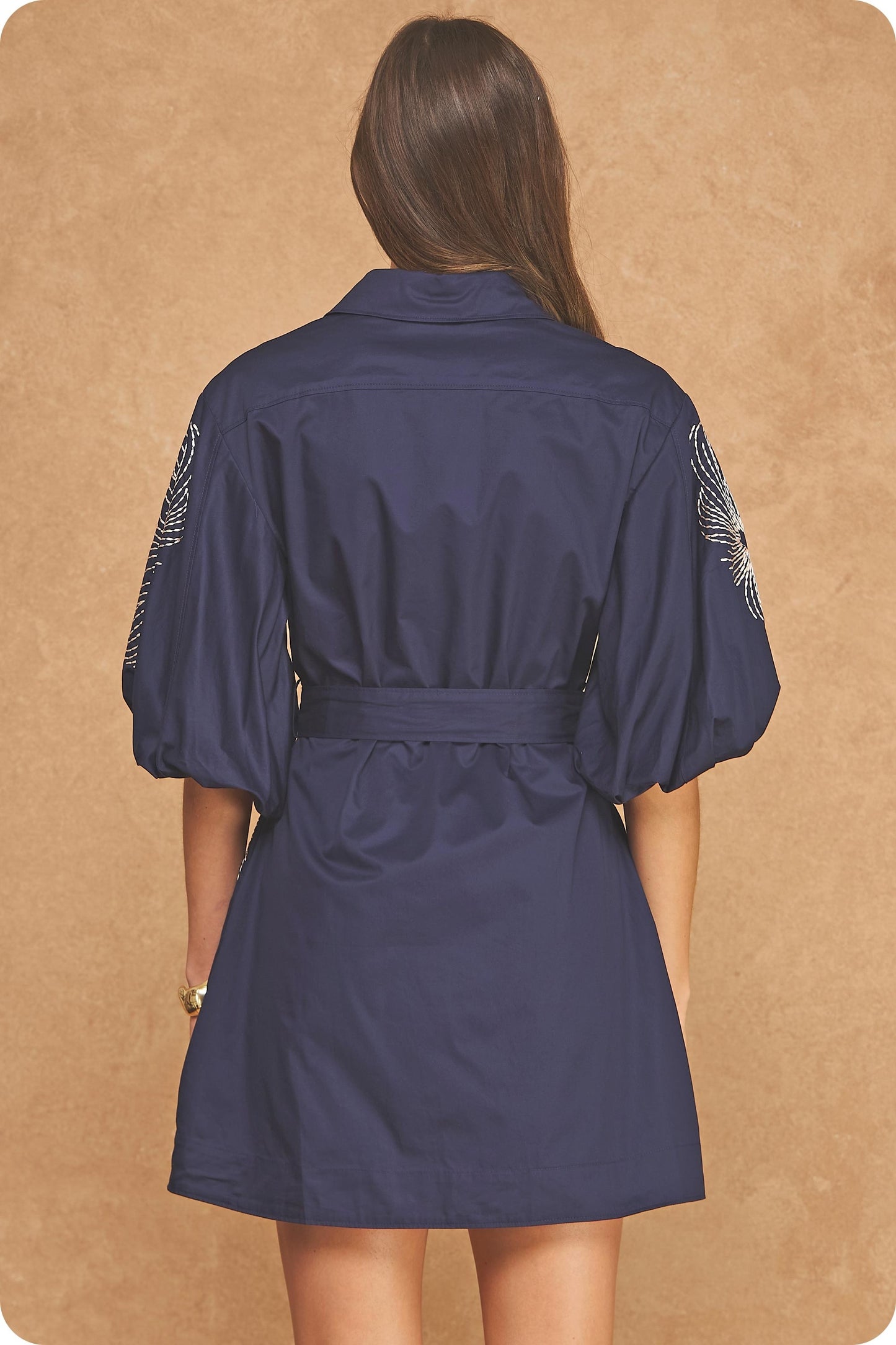 The Bara Belted Mini Dress