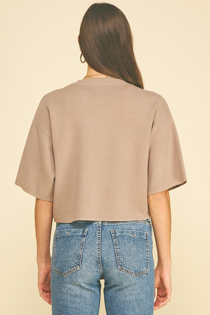 The Brynn Button Sweater