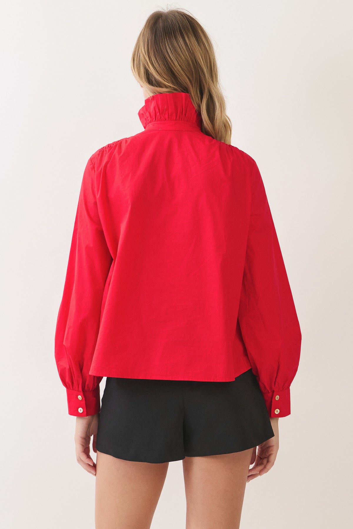 The Remmie Ruffle Neck Top