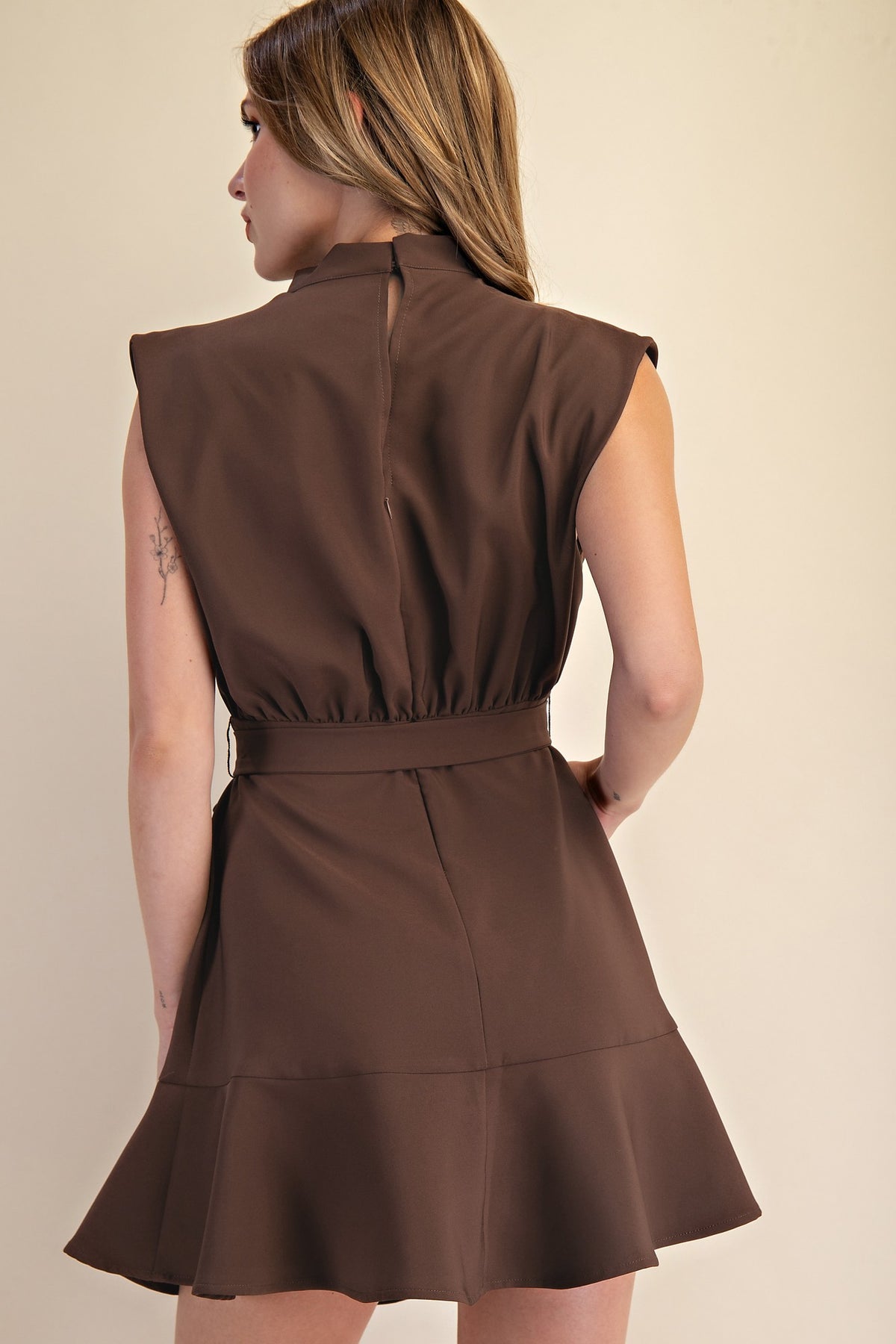 The Christa Cowl Neck Dress