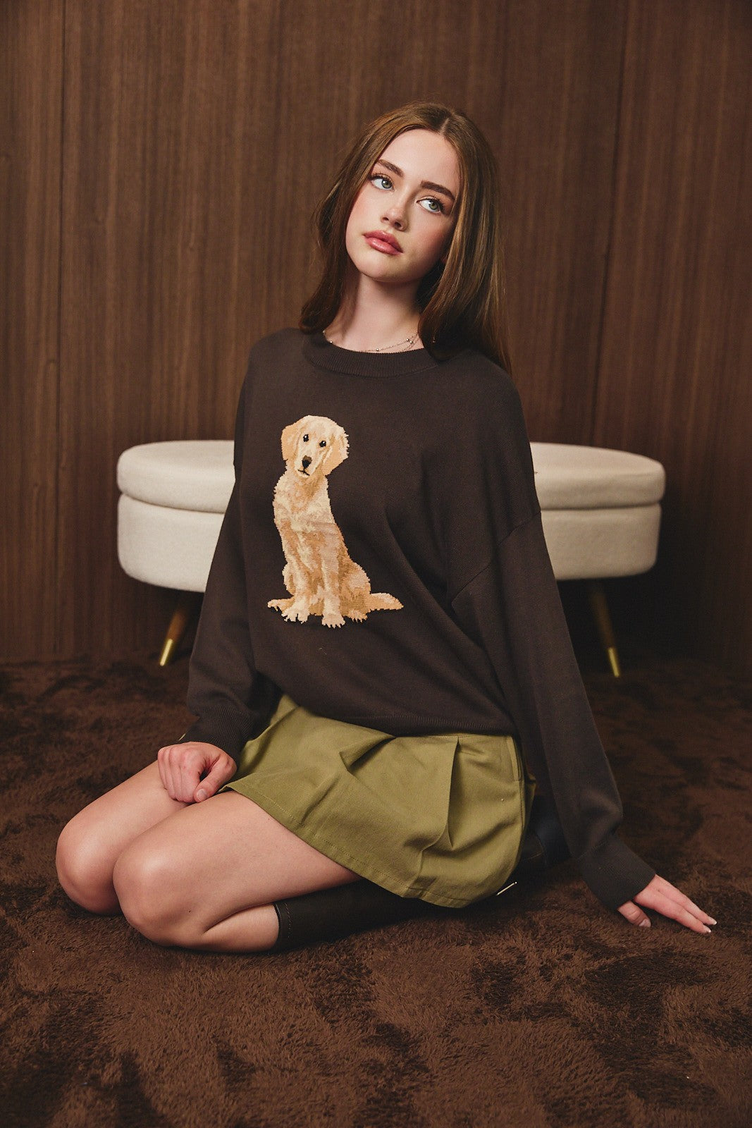 The Golden Retriever Crew Sweater