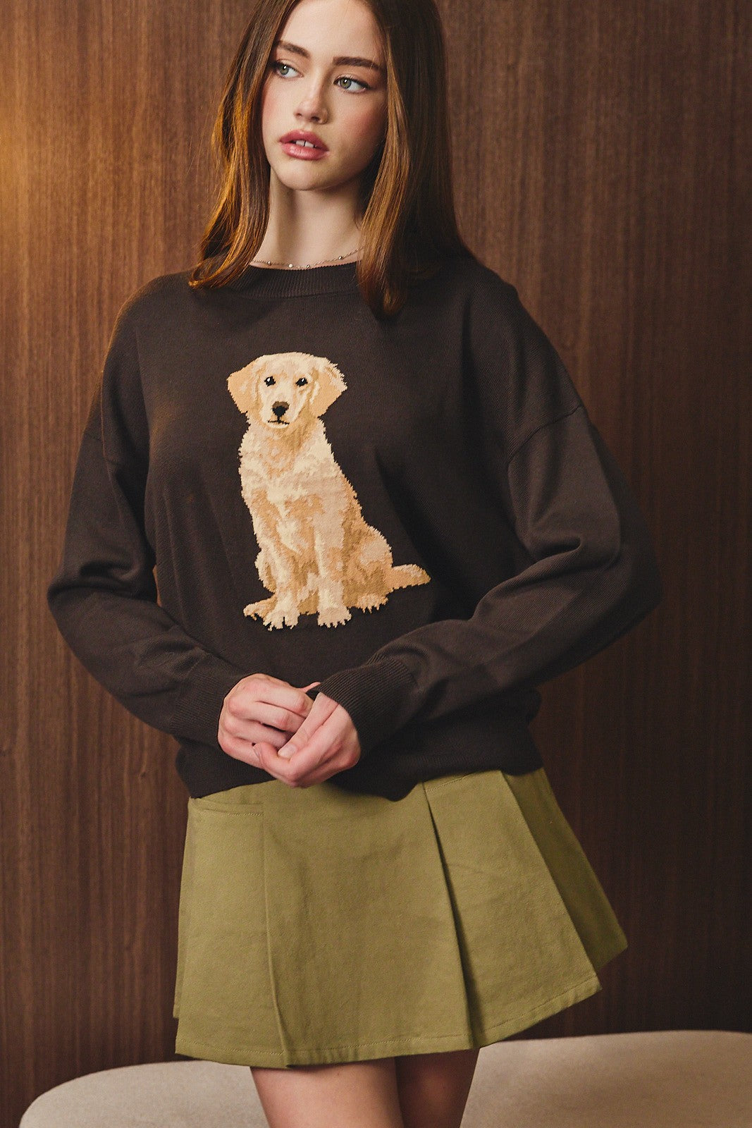 The Golden Retriever Crew Sweater