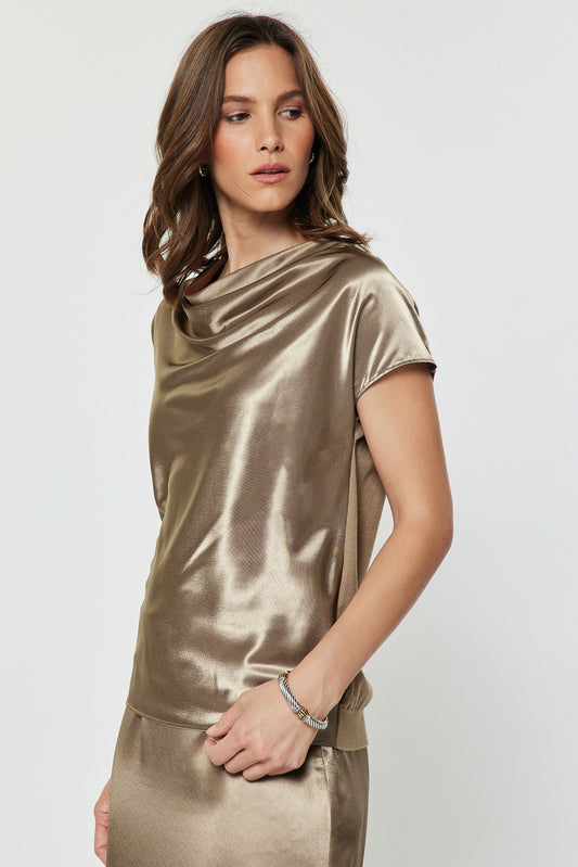 The Marleigh Metallic Top